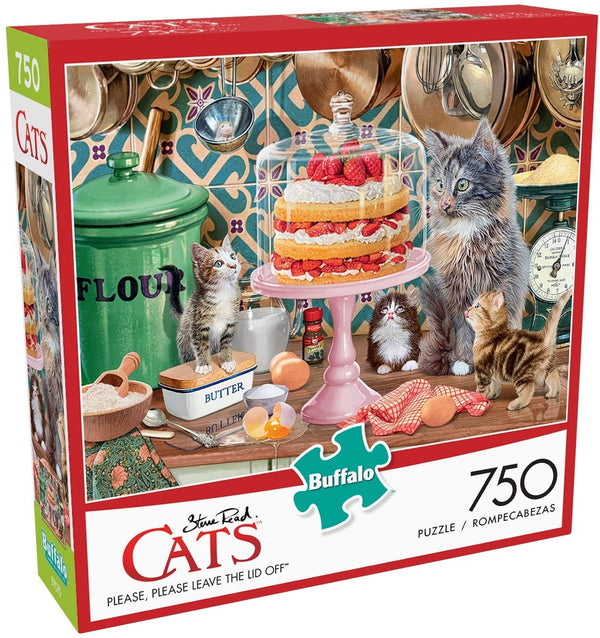 Buffalo Games - Cats Collection - Please, Please Leave The Lid Off - 750 Piece Jigsaw Puzzle