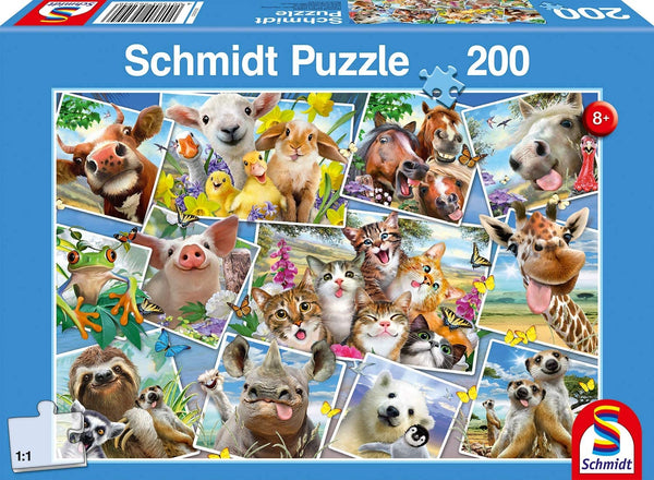 Schmidt - Animal Selfies Jigsaw Puzzle (200 Pieces)