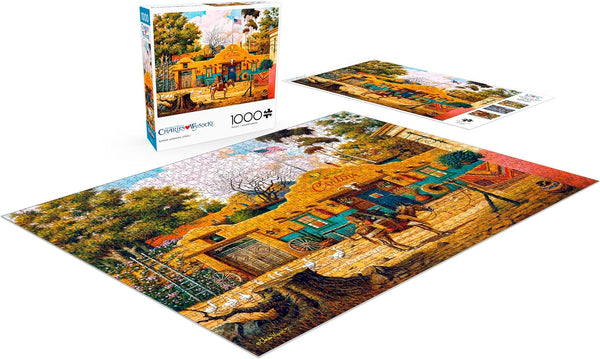 Buffalo Games - Charles Wysocki - Sunday Morning Stroll - 1000 Piece Jigsaw Puzzle, Multicolor