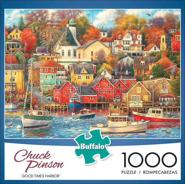 Buffalo Games - Good Times Harbor - 1000 Piece Jigsaw Puzzle