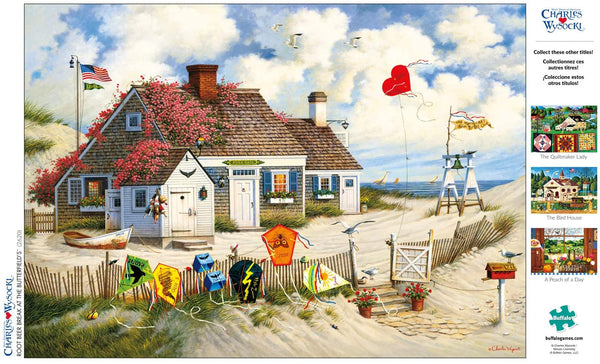 Buffalo Games Charles Wysocki - Root Beer Break at The Butterfields - 300 Large Piece Jigsaw Puzzle