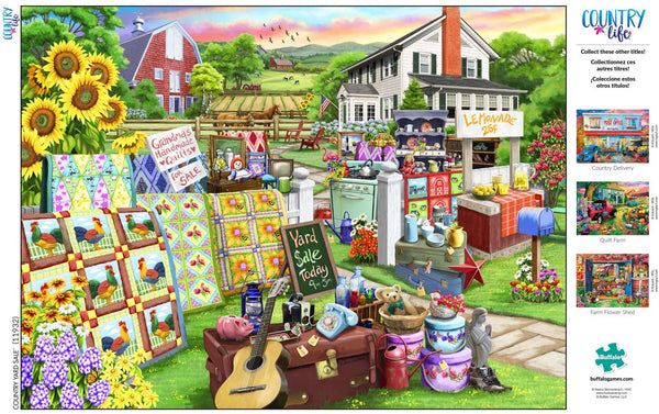 Buffalo Games - Country Yard Sale - 1000 Piece Jigsaw Puzzle