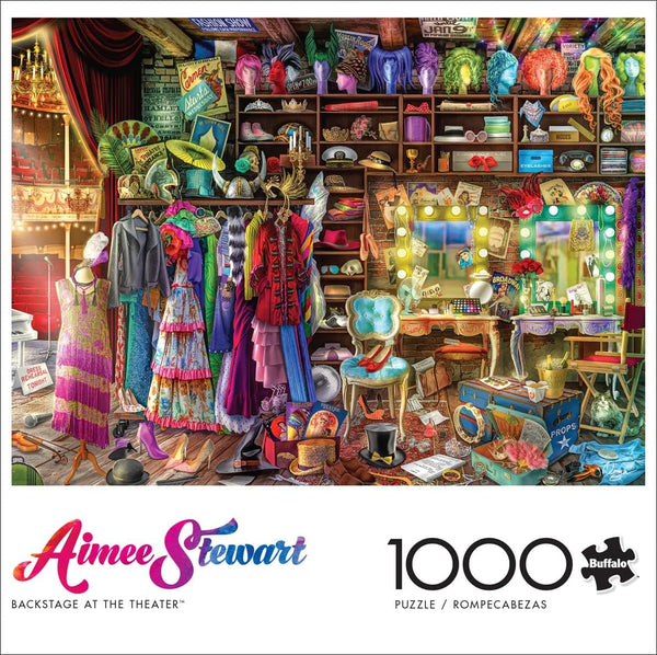 Buffalo Games - Aimee Stewart - Backstage at The Theater - 1000 Piece Jigsaw Puzzle