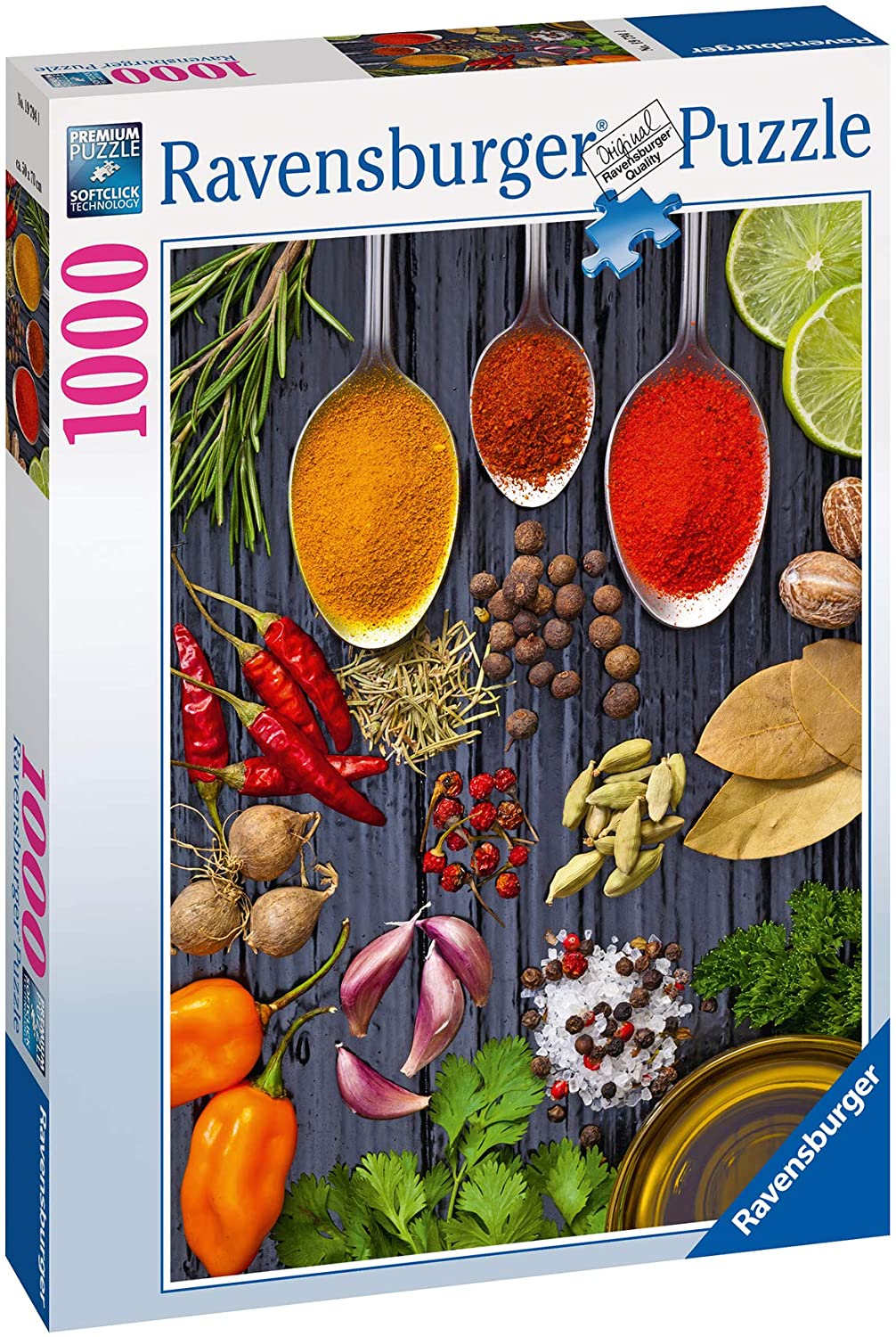 thumbnail image 2 of Puzzle World Map In Spices, 1 000 Pieces 2 of 12