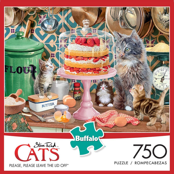 Buffalo Games - Cats Collection - Please, Please Leave The Lid Off - 750 Piece Jigsaw Puzzle