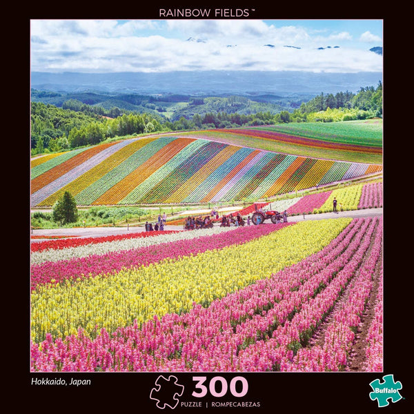 Buffalo Games - Rainbow Fields - 300 Largepiece Jigsaw Puzzle