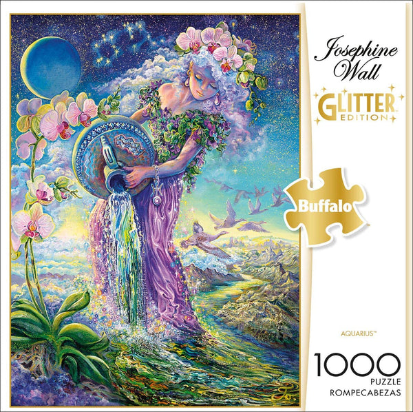 Buffalo Games - Josephine Wall - Aquarius (Glitter Edition) - 1000 Piece Jigsaw Puzzle