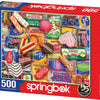 Springbok Puzzles - Snack Treats - 500 Piece Jigsaw Puzzle - Large 23.5" x 18" Puzzle - Made in USA - Unique Cut Interlocking Pieces