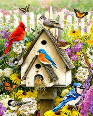 Vermont Christmas Company Backyard Birds Jigsaw Puzzle 1000 Piece
