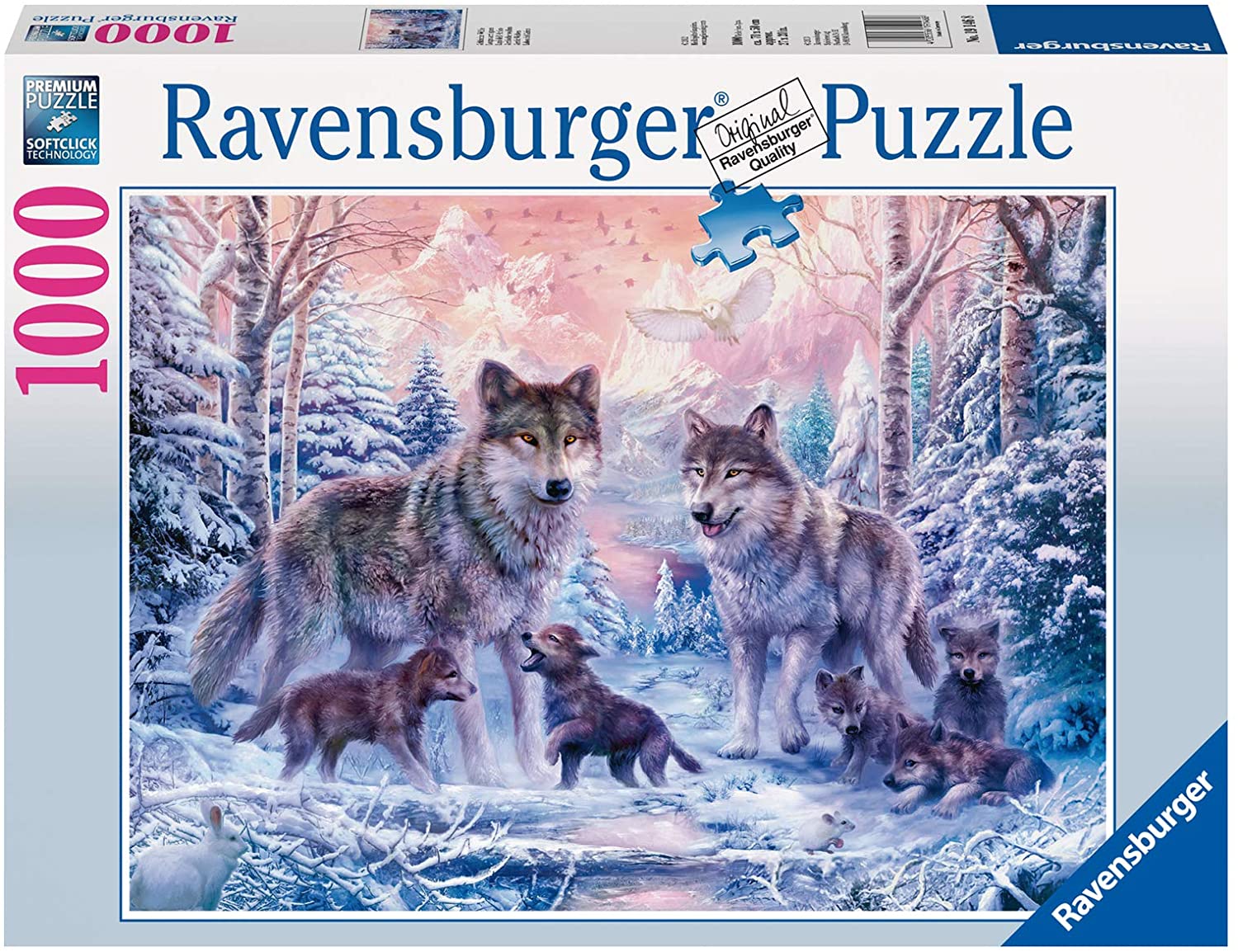 1500 Pc Puzzles Rgs Wolves Ravensburger - Arctic Wolves Jigsaw Puzzle (1000 Pieces) | I Love Puzzles