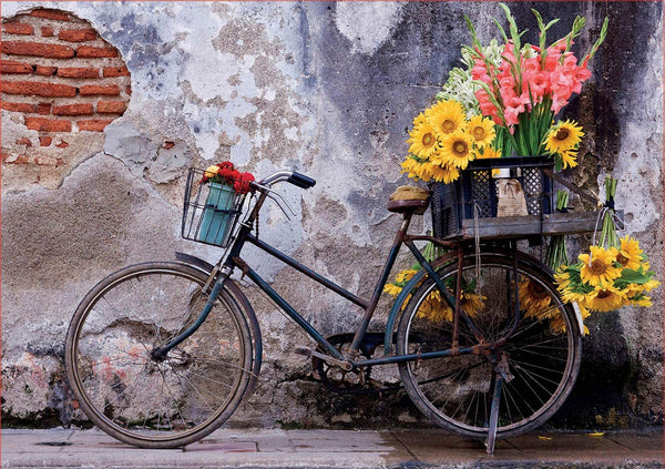 Educa - Bicycle With Flowers Jigsaw Puzzle (500 Pieces)