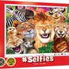 Masterpieces - Selfies - Safari Sillies Jigsaw Puzzle (200 Pieces)