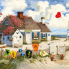 Buffalo Games Charles Wysocki - Root Beer Break at The Butterfields - 300 Large Piece Jigsaw Puzzle