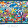 Buffalo Games - Stained Glass Aquarium - 2000 Piece Jigsaw Puzzle