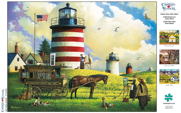 Buffalo Games - Charles Wysocki - The Three Sisters - 1000 Piece Jigsaw Puzzle