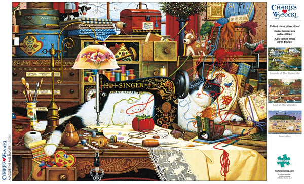 Buffalo Games - Charles Wysocki - Maggie The Messmaker - 300 Large Piece Jigsaw Puzzle