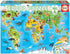 Educa - Animals World Map Jigsaw Puzzle (150 Pieces)