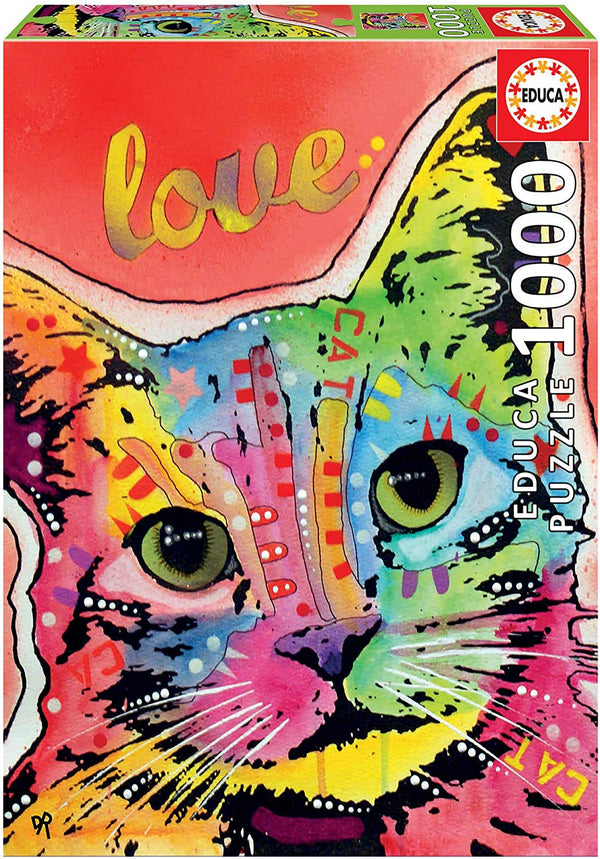 Educa - Tilt Cat Love by Dean Russo Jigsaw Puzzle (1000 Pieces)