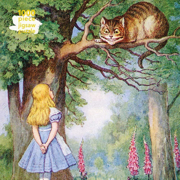 Flame Tree Studio - Alice and the Cheshire Cat by John Tenniel Jigsaw Puzzle (1000 Pieces)