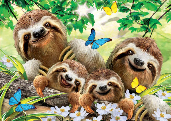 Educa - Sloth Family Jigsaw Puzzle (500 Pieces)