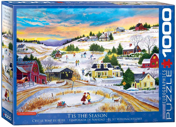 EuroGraphics T'is The Season by Patricia Bourque 1000-Piece Puzzle