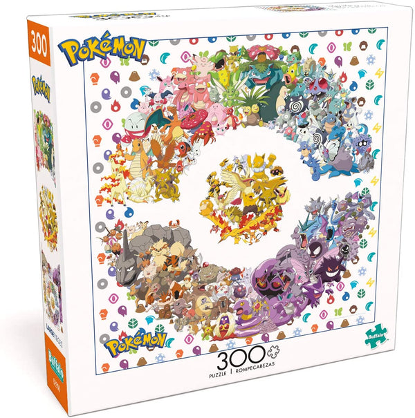 Buffalo Games - Pokemon - Kanto Edition - 300 Large Piece Jigsaw Puzzle