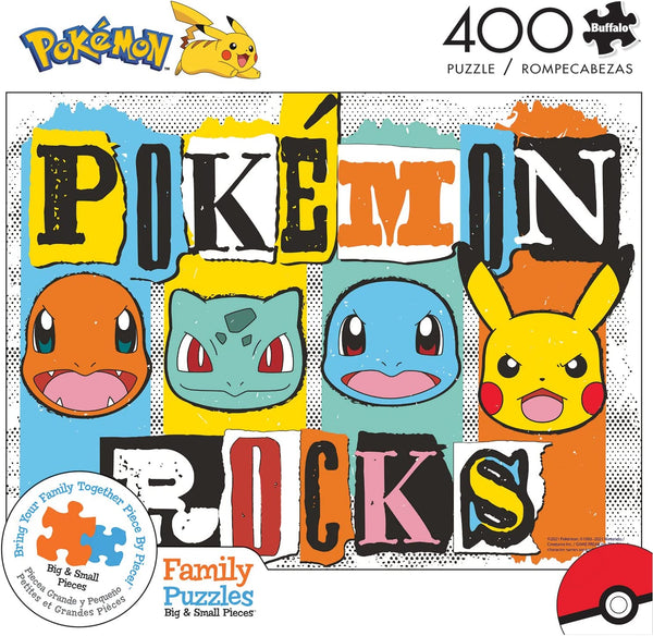 Buffalo Games - Pokemon Rocks - 400 Piece Jigsaw Puzzle