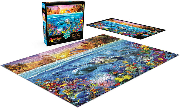 Buffalo Games - Marine Color - Turtle Reef - 1000Piece Jigsaw Puzzle