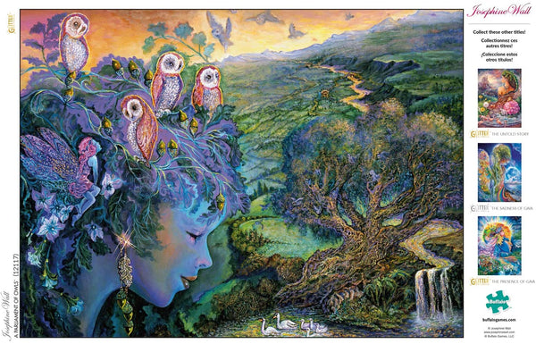 Buffalo Games - Flights of Fantasy - A Parliament of Owls (Glitter Edition) by Josephine Wall Jigsaw Puzzle (1000 Pieces)