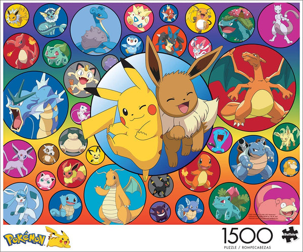 Buffalo Games - Pokemon Bubbles - 1500 Piece Jigsaw Puzzle