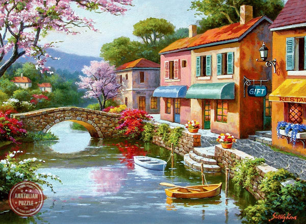 Anatolian - Quaint Village Shops Jigsaw Puzzle (1000 Pieces)