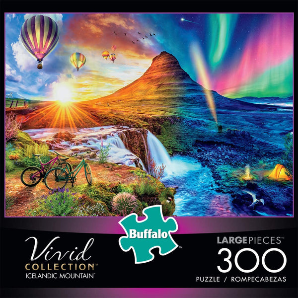 Buffalo Games - Icelandic Mountain - 300 Large Piece Jigsaw Puzzle