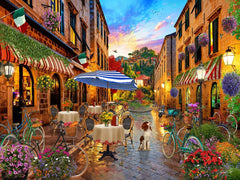 Vermont Christmas Company - Biking Through Italy Jigsaw Puzzle 550 Piece