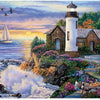 Bits and Pieces - 300 Large Piece Jigsaw Puzzle for Adults - Perfect Dawn Sunrise by the Ocean by Artist Laura Glen Lawson
