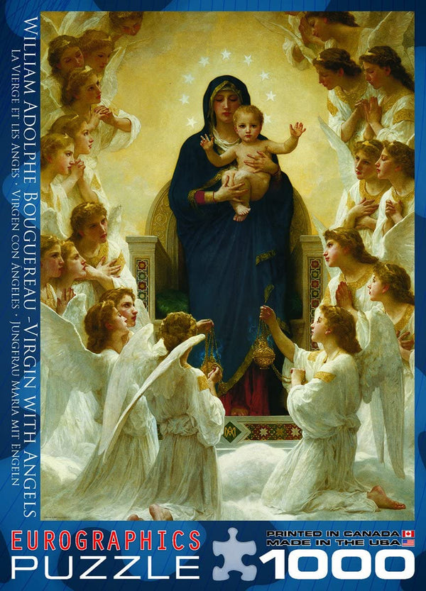 EuroGraphics Virgin with Angels by William Adolphe Bouguereau 1000-Piece Puzzle