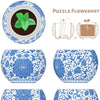 Pintoo - Flowerpot Oriental Flower Jigsaw Puzzle (80 Pieces)