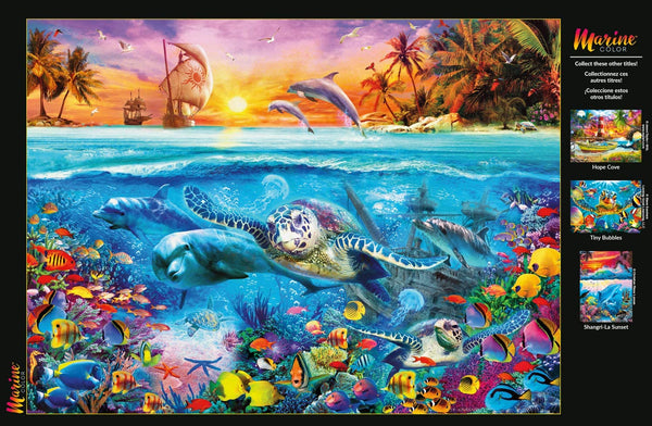 Buffalo Games - Marine Color - Turtle Reef - 1000Piece Jigsaw Puzzle