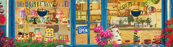 Ceaco - Shop Windows - Books and Coffee Jigsaw Puzzle (1000 Pieces)