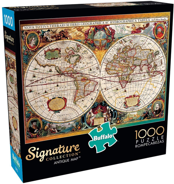 Buffalo Games - Signature Collection - Antique Map - 1000 Piece Jigsaw Puzzle