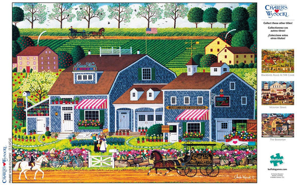 Buffalo Games - Charles Wysocki - Prairie Wind Flowers - 1000 Piece Jigsaw Puzzle