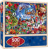 MasterPieces Holiday Glitter Jigsaw Puzzle, Snow Globe Dreams, Featuring Art by Adrian Chesterman, 500 Pieces