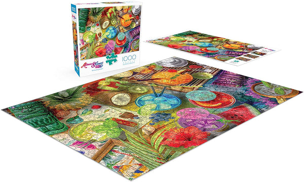 Buffalo Games - Aimee Stewart - Tiki Evening Delight - 1000 Piece Jigsaw Puzzle