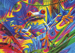 Buffalo Games - Vivid Collection - Rainforest Frog - 300 Large Piece Jigsaw Puzzle