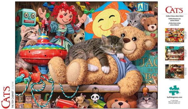 Buffalo Games - Cats Collection - Toy Cabinet - 750 Piece Jigsaw Puzzle