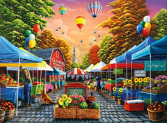 Buffalo Games - Country Life - Farmers Market - 1000 Piece Jigsaw Puzzle