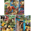 Bits and Pieces - Value Set of 3 x 300 Piece Jigsaw Puzzles for Adults - Each 18" X 24" - 300 pc Jigsaws by Artist Larry Jones
