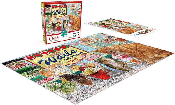 Buffalo Games - Cats Collection - Ice Cream Raiders - 750 Piece Jigsaw Puzzle