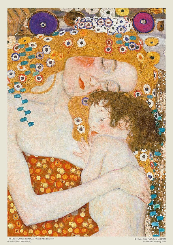 Flame Tree Studio - Three Ages of Women by Gustav Klimt Jigsaw Puzzle (1000 Pieces)