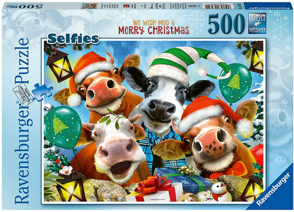 Ravensburger - Howard Robinson - We Wish Moo a Merry Christmas Jigsaw Puzzle (500 Pieces) 16532 2
