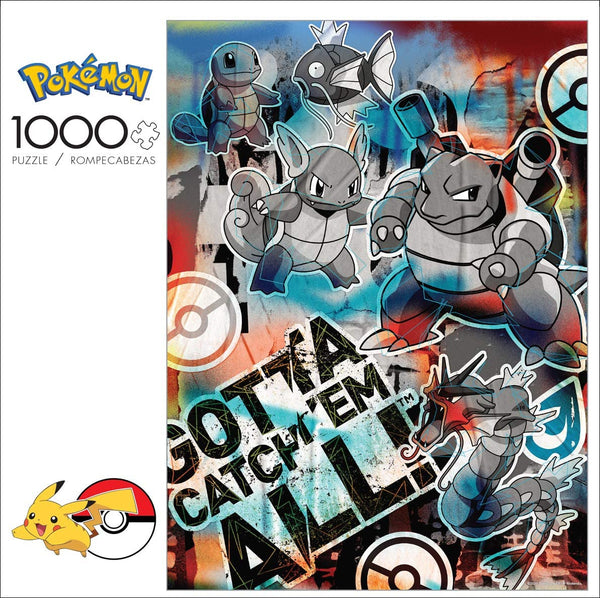 Buffalo Games - Pokemon Squirtle Evolution Graffiti Jigsaw Puzzle (1000 Pieces)